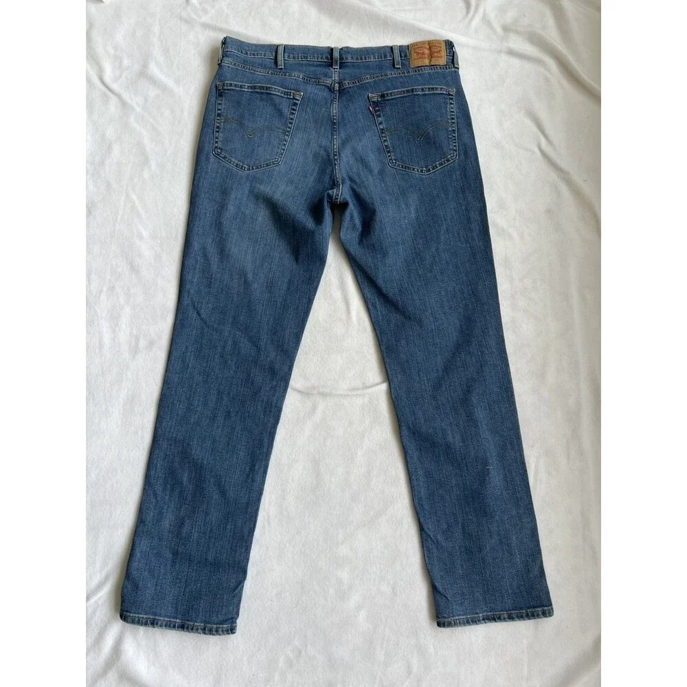 Levi's 541 Athletic Taper Jeans Men's 38x34 Dark Wash Stretch Denim Flex